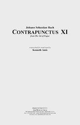 Contrapunctus 11 Concert Band sheet music cover